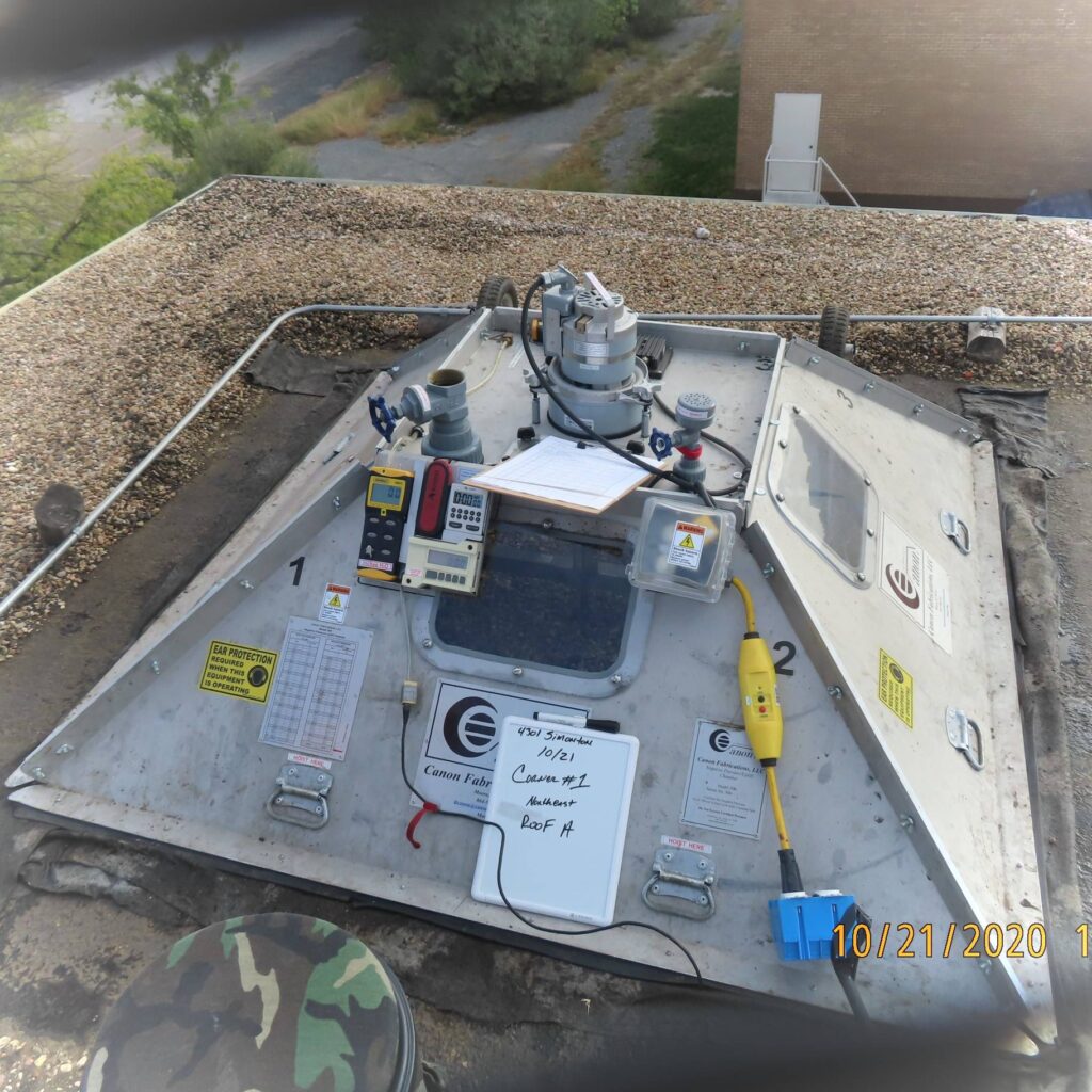 iecg uses wind uplift tests in forensic roof investigations
